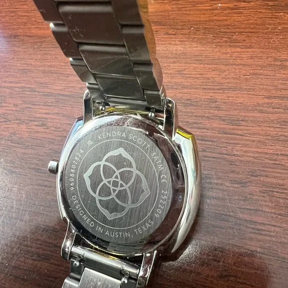 Kendra Scott Dira Watch Two Tone Ivory MOP - Picture 4 of 8